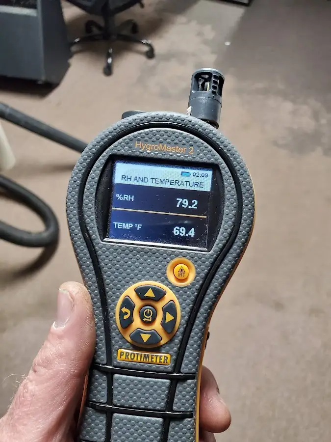 Moisture meter humidity assessment for Fire & Smoke Damage Restoration in Penn Forest